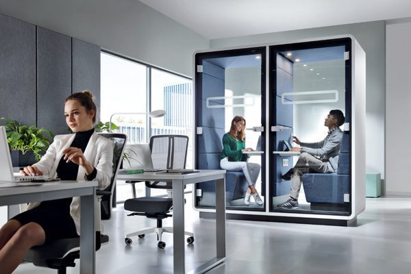 Belcellen op kantoor verhogen de productiviteit en het welzijn van werknemers