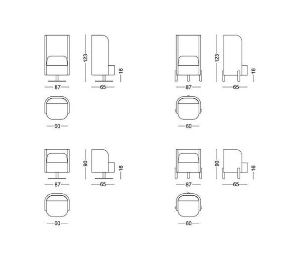 afmetingen amps armchair