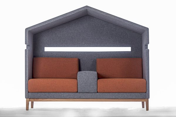 Haus Sofa in kleur grijs