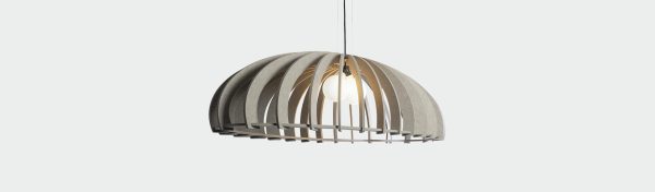 Cage ovale hanglamp in kantoor